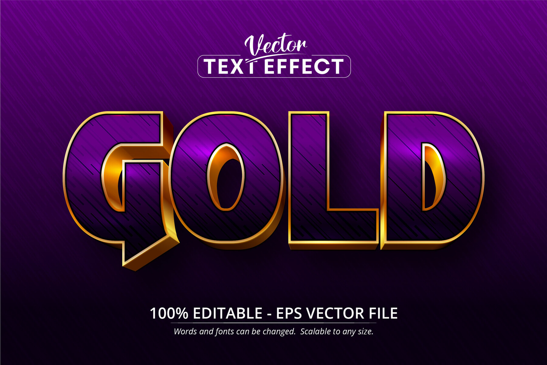 ArtStation - Gold text, shiny gold style editable text effect | Artworks