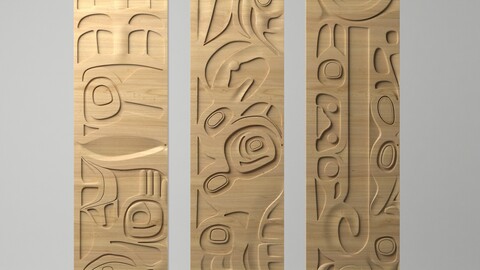 Northwest Coast Art Panel - Design 03