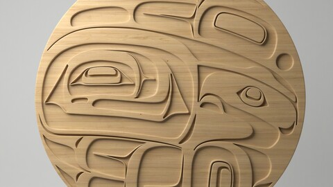 Northwest Coast Art Circular - Design 04