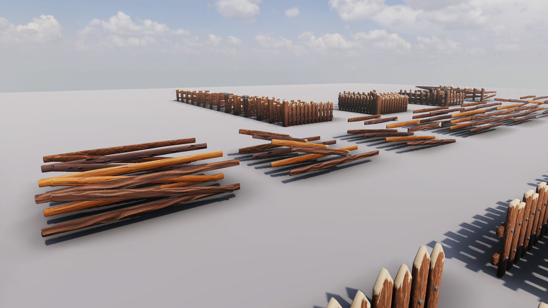 Artstation - Stylized Fence Set Vol 1 For Unity Engine 