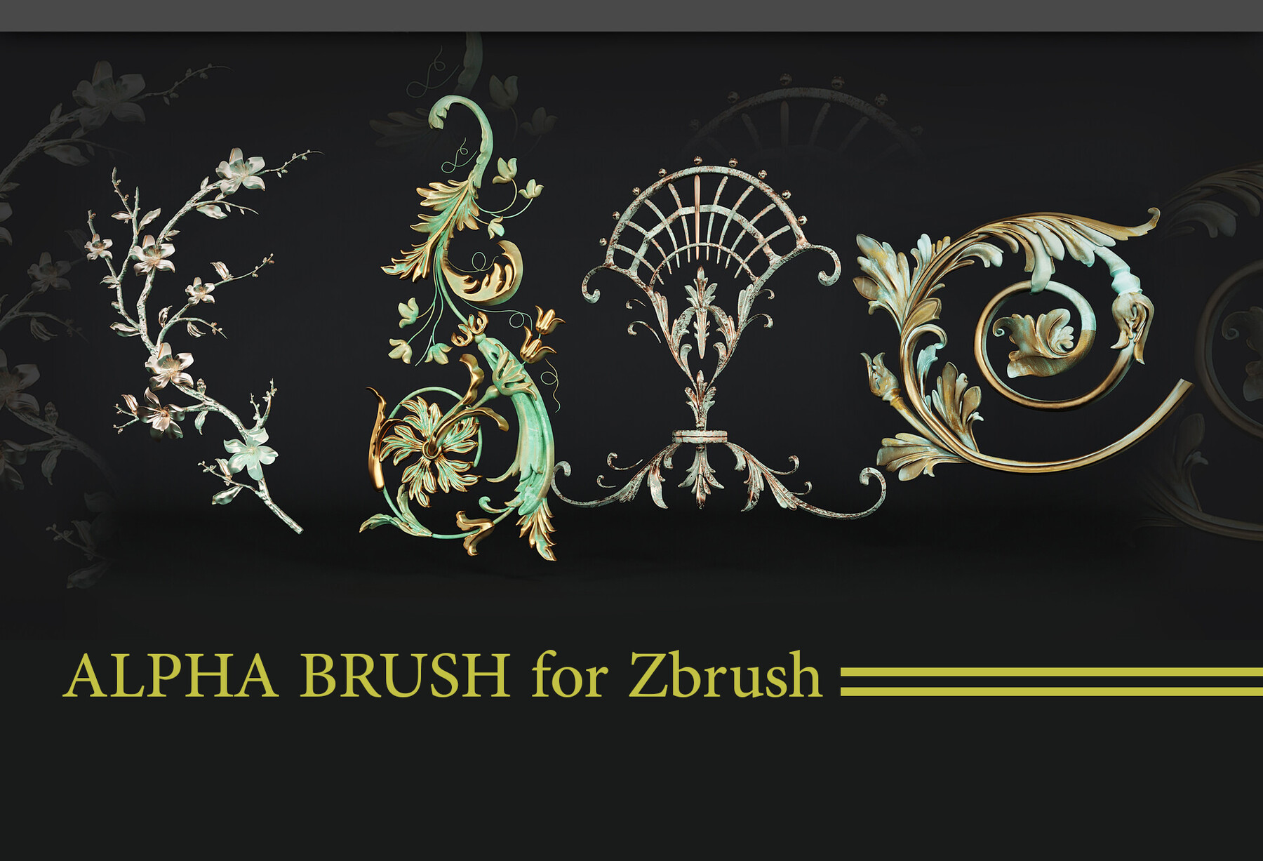 alpha brushes for zbrushes for sale
