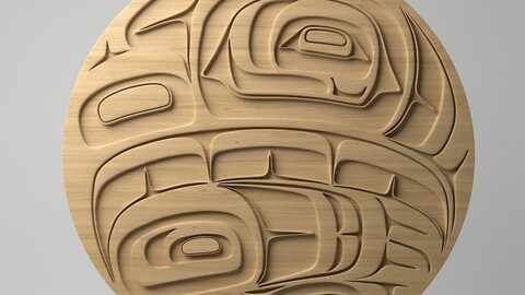 Northwest Coast Art Circular - Design 06