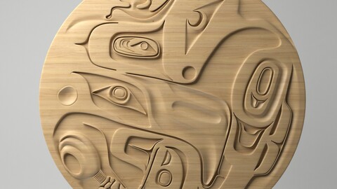 Northwest Coast Art Circular - Design 09