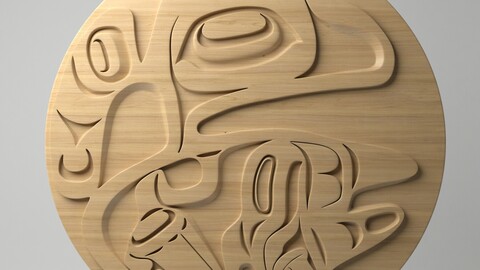 Northwest Coast Art Circular - Design 10