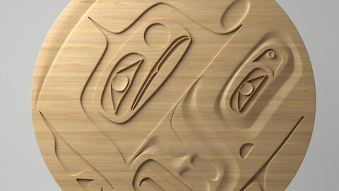 Northwest Coast Art Circular - Design 20