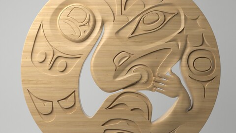 Northwest Coast Art Circular - Design 24