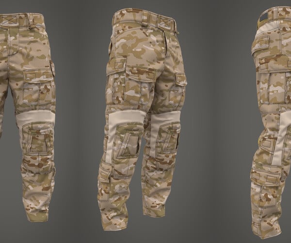 ArtStation - Crye precision G3 tactical military pants (Marvelous ...