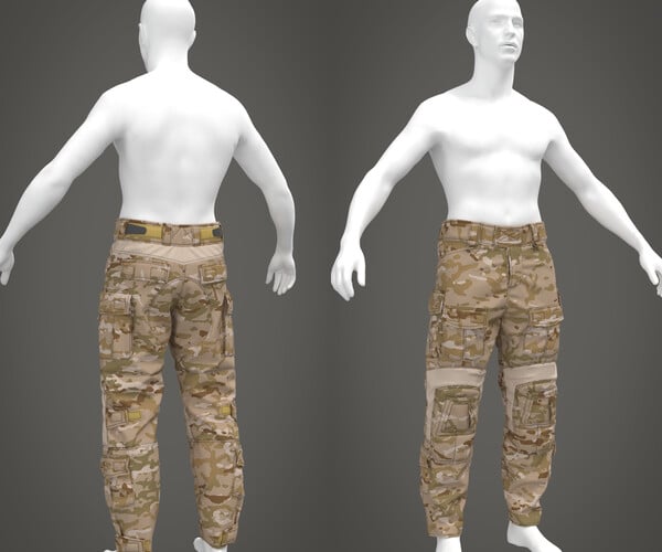 ArtStation - Crye precision G3 tactical military pants (Marvelous ...