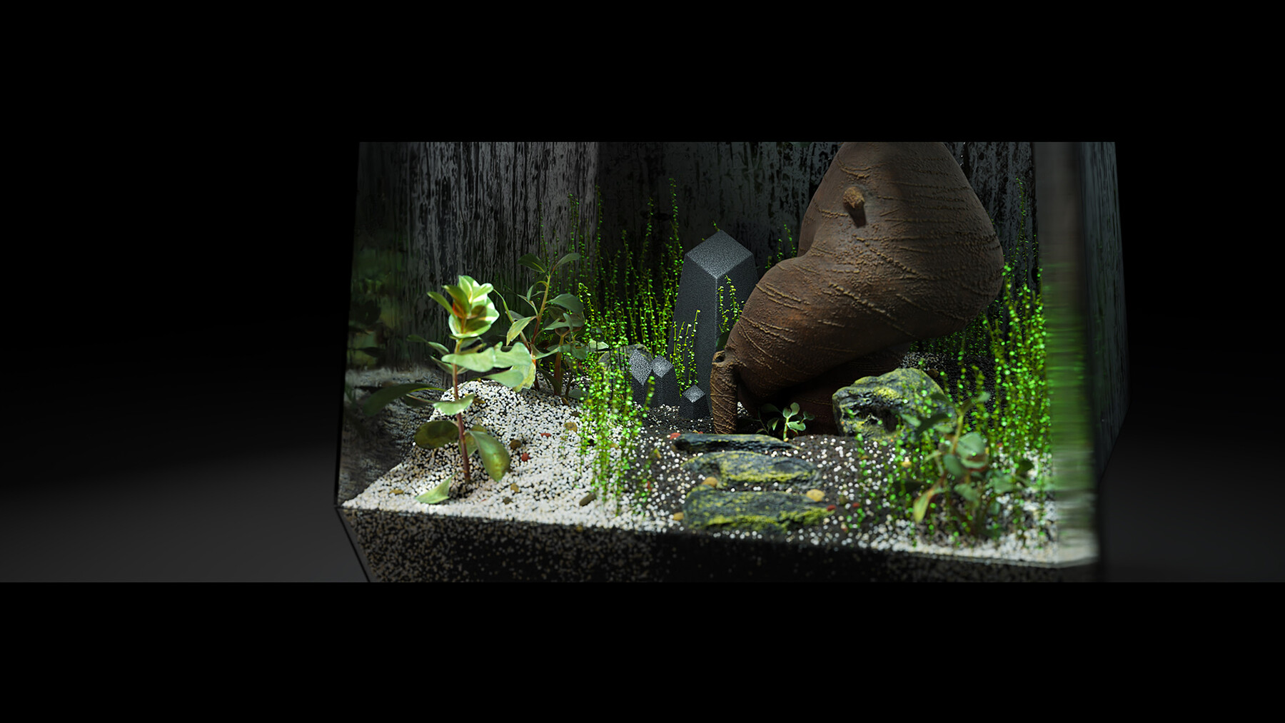 ArtStation Foggy Wet Bonsai Terrarium Resources