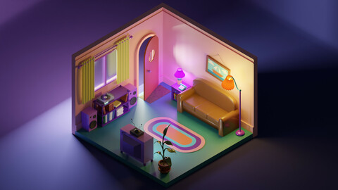 Simpsons Living Room