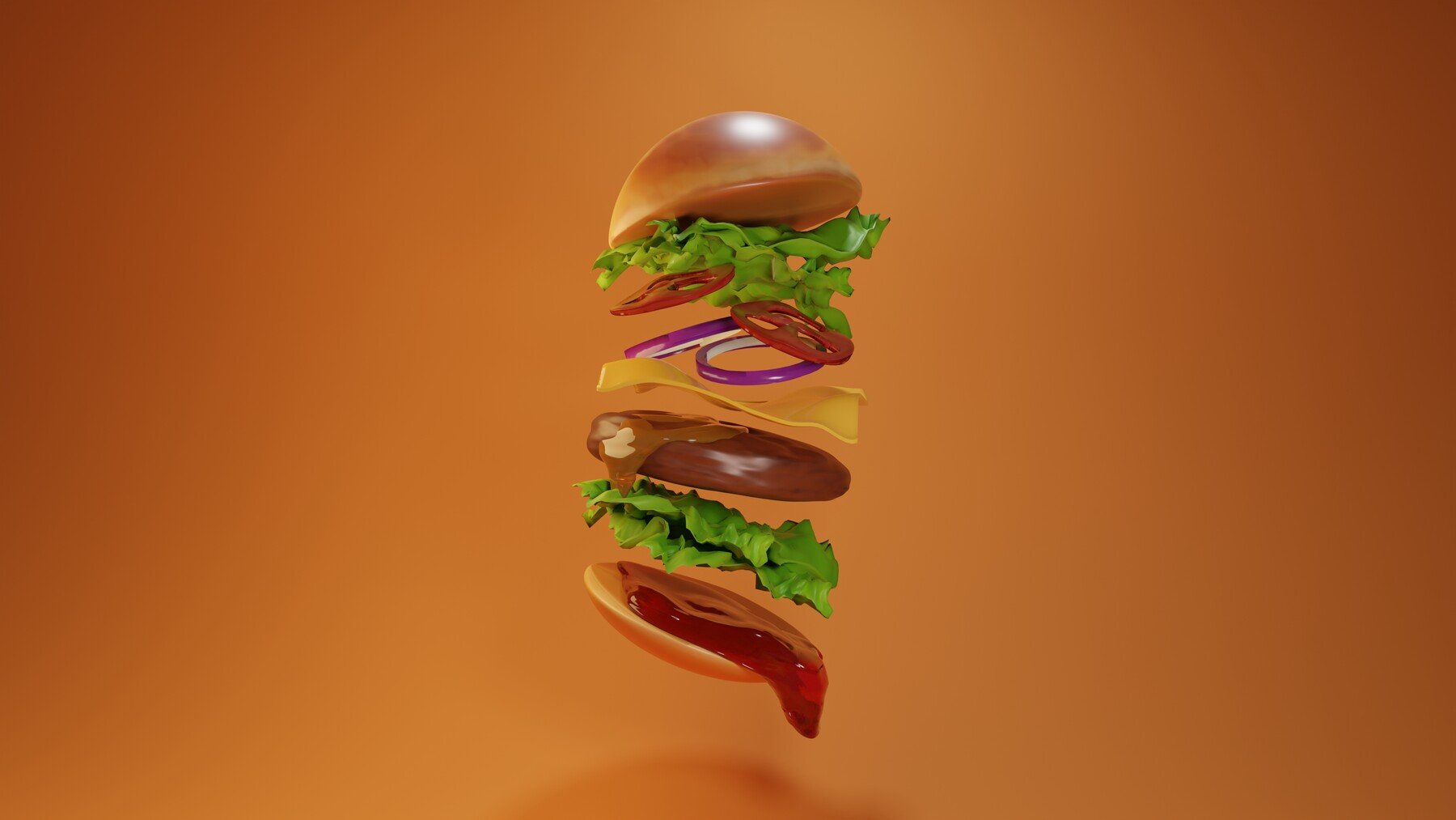 Artstation - Flying Burger 