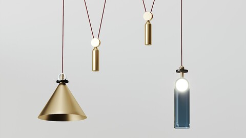 Ladies and Gentlemen Studio-Scandinavia SHAPE UP 2 PIECE PENDANT