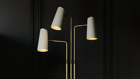 CYPRESS 3-ARM FLOOR LAMPS