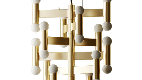 CB2 - MUNROE BRASS PENDANT LIGHT