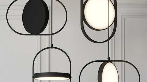 Moon-Inspired Pendant Light by Elina Ulvio
