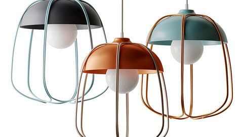 CROWDYHOUSE Tull Cage Ceiling Lamp 3 Colors