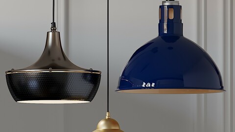 Rae, WESCO VENTED CORD and Small Cone Pendants