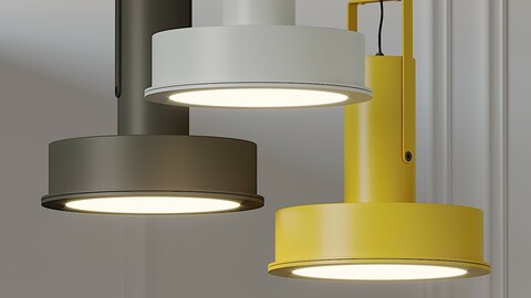 Arne Domus LED Pendant Light By Santa & Cole