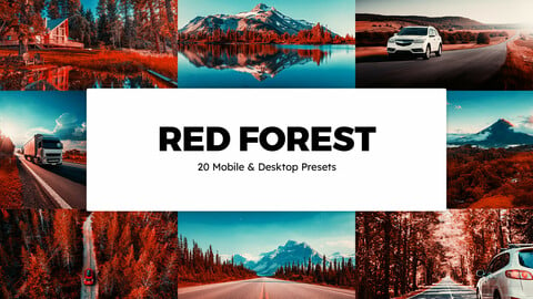 20 Red Forest LUTs and Lightroom Presets