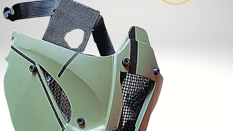AIRSOFT ACTION MASK - STL FILE - 3D PRINTING