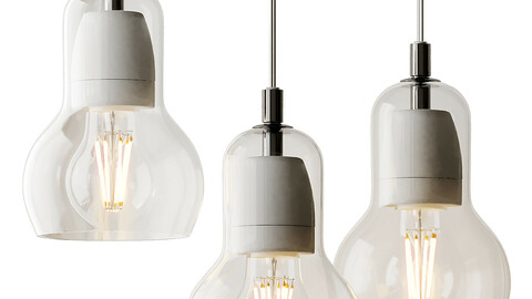 NOVA 68 Tradition Modern Glass Bulb Pendant Lamp