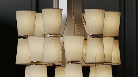 Muse 12 Pendant Chandeliers From Isaac Lighting