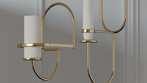 HAY LUP WALL - BRASS