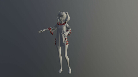 Polka dot baby dress