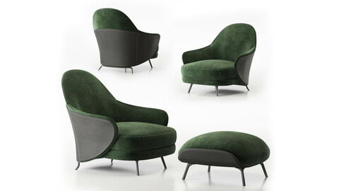 Armchair minotti angie