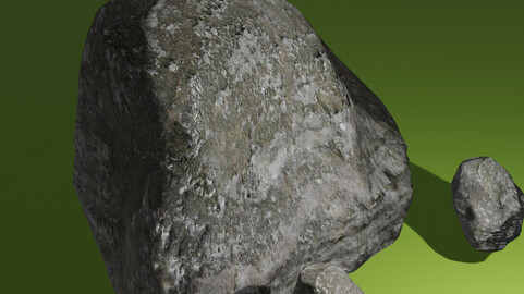 low poly rocks with blender! (my first project)