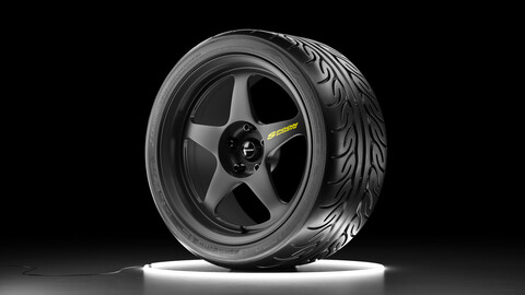 Wheel set Yokohama ADVAN NEOVA AD08R tire with Spoon SW388 rim