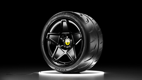 Wheel set TOYO PROXES R888R tire with HRE 505M rim