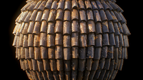 Ceramic Roof Tiles - Substance Designer