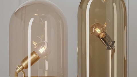 Ebb & Flow - Speak Up and Glow in a Dome Table Lamp