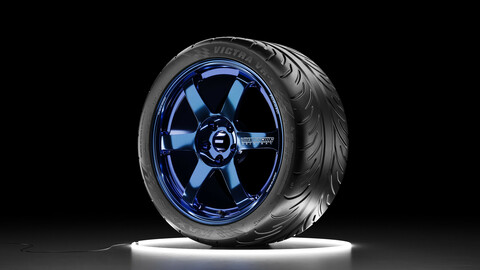 Wheel set Maxxis Victra tire with RAYS Volk SAGA rim