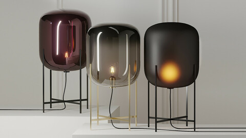 Oda Medium Floor Lamp by Pulpo