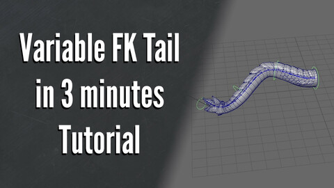 Variable FK Tail Speed Rigging  - Tutorial workshop