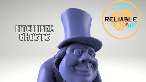 hitchhiking ghosts - Digital STL File - 3D Printable
