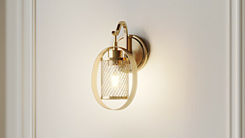 Salyers 1-Light Armed Sconce by Wrought Studio