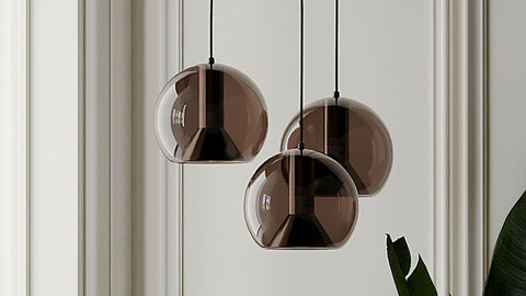 Globe Smoked Glass by Frank Ligtelijn