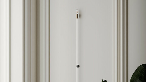 Stick Wall Sconce by  John Beck