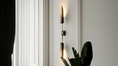 VOYAGER 17 DUAL SCONCE by Allied Maker