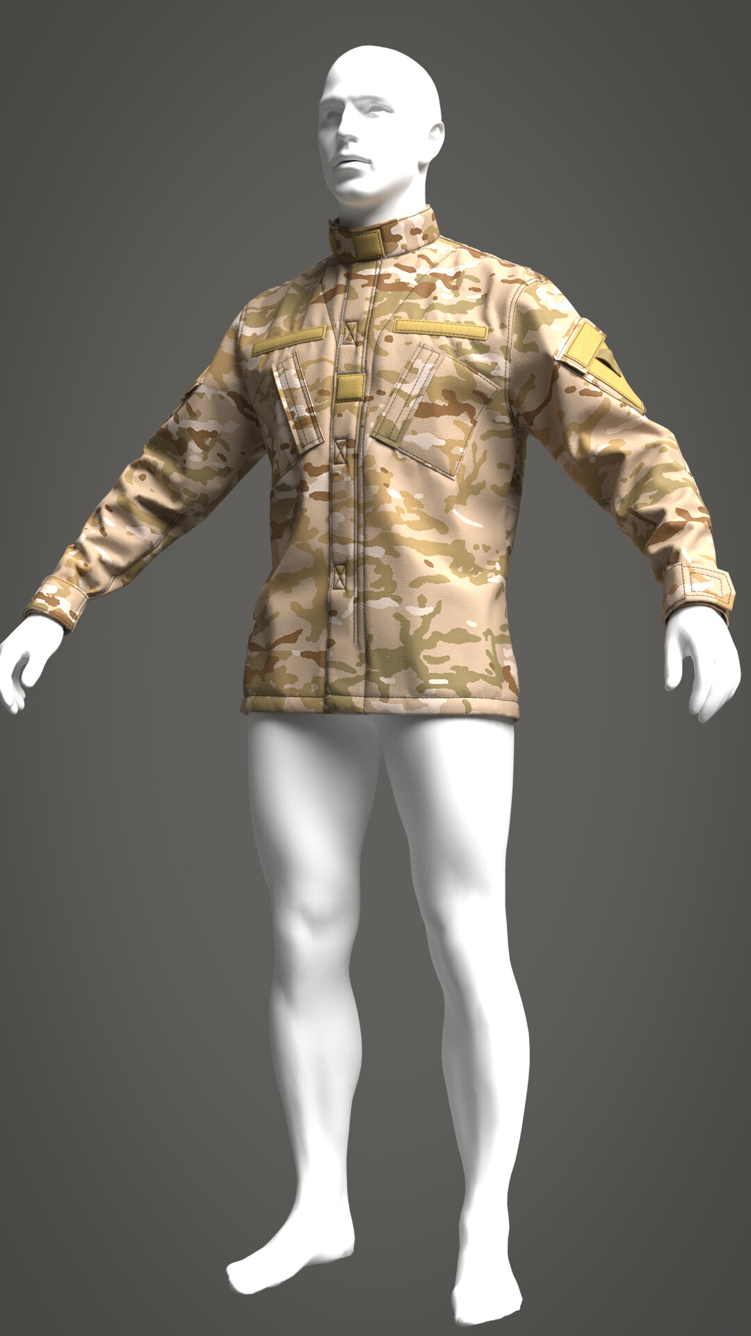 ArtStation Military Jacket (ACU Army Combat Uniform) (Marvelous