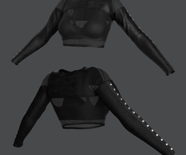 ArtStation - Women's gothic suit. Clo3d, Marvelous Designer projects ...