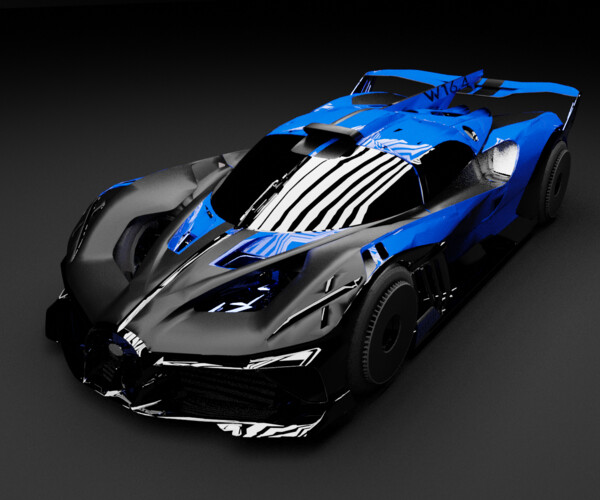 ArtStation - Bugatti Bolide | Game Assets