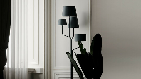 Tria Floor Lamp by Almerich