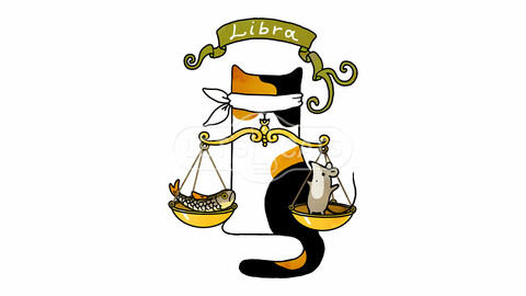 Libra Cat - Zodiac Sign