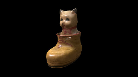 "Kitty In A Shoe" a toy from USSR
