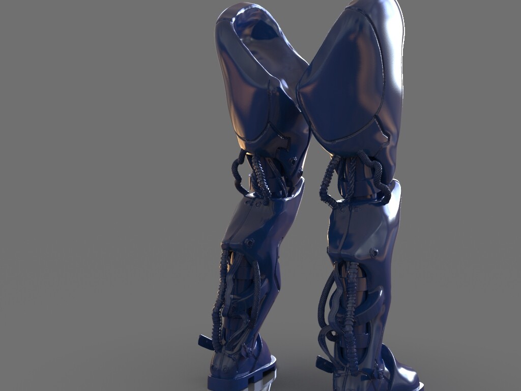 Robot Leg. Leg 3d