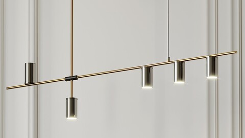 Nordic Light Luxury Long Chandelier